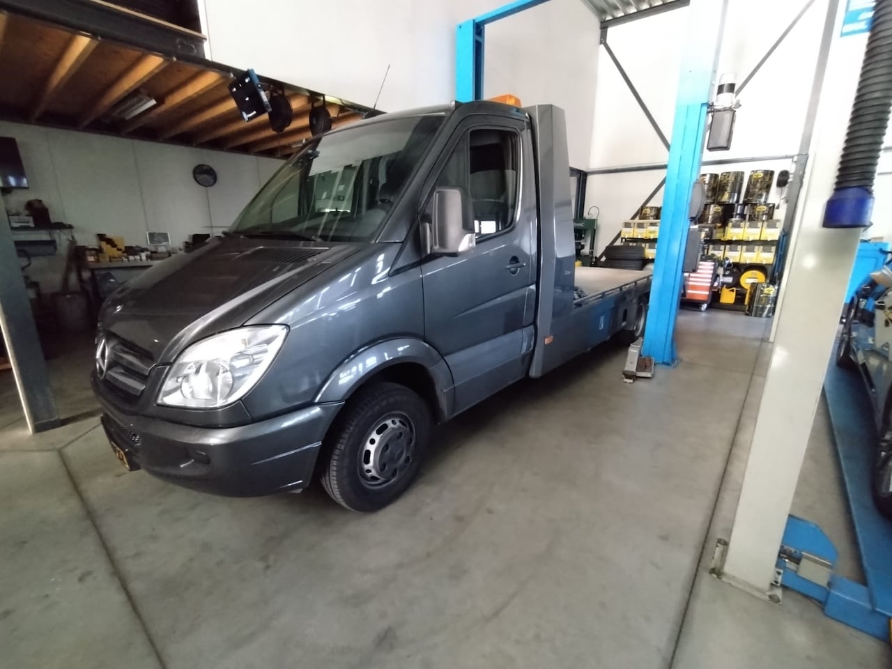 Mercedes-Benz Sprinter - 516 2.2 CDI 432 Oprijwagen Thijhof opbouw, Leer, Navigatie, Cruise controle - AutoWereld.nl