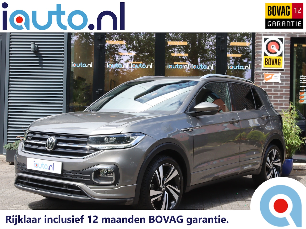 Volkswagen T-Cross - 1.0 TSI 115pk DSG R-Line Style LED/Navi/CarPlay/ACC/ECC/Dodehoek/Winter/18" - AutoWereld.nl