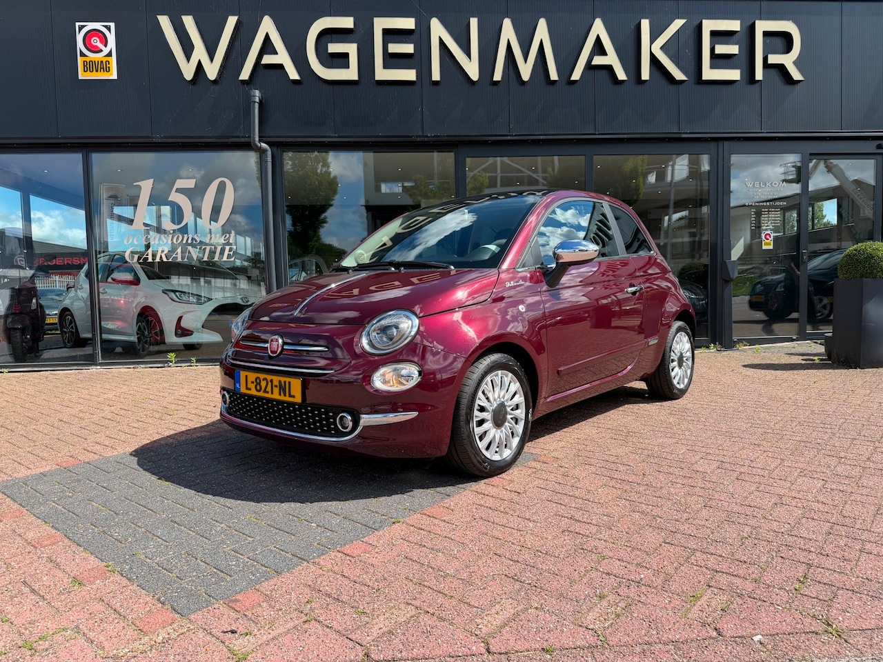 Fiat 500 - 1.0 Hybrid Dolcevita Clima|Cruise|PANO|Carplay! - AutoWereld.nl