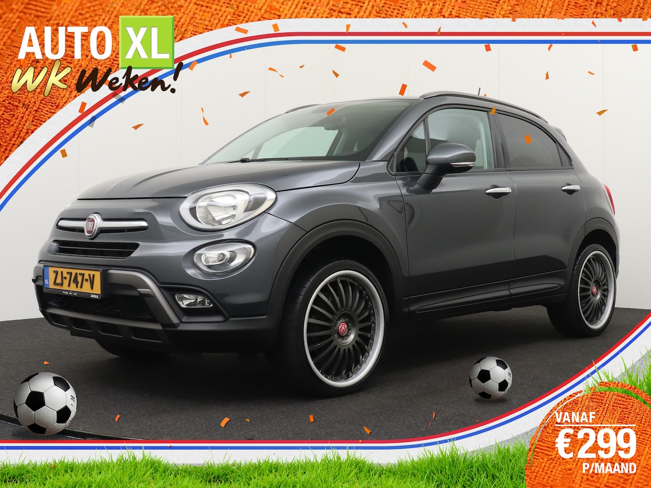 Fiat 500 X Cross - 1.4 170PK Aut Turbo 4x4 Camera Climate Stuur+Stoelverw. - AutoWereld.nl