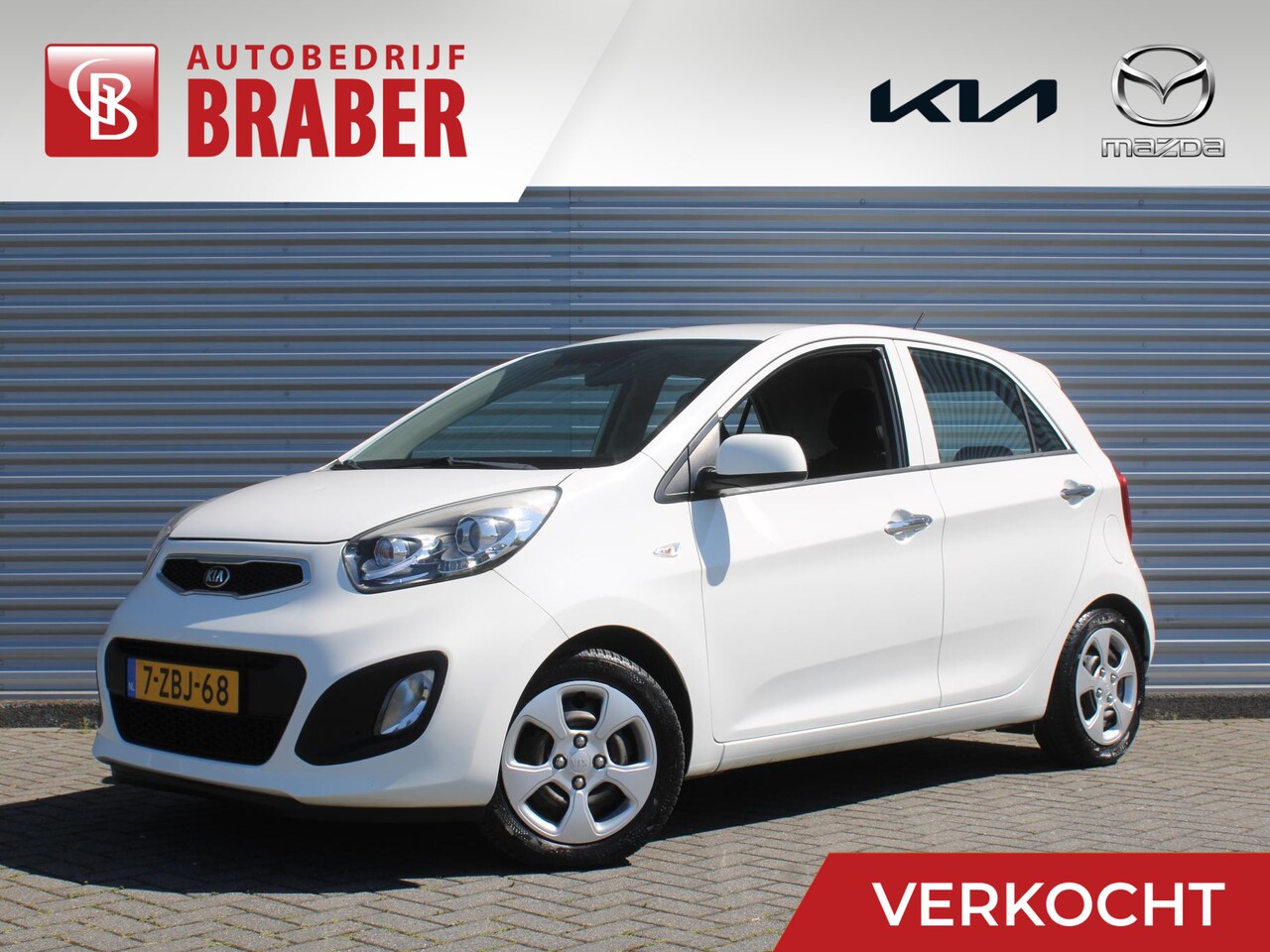 Kia Picanto - 1.0 CVVT BusinessLine | Airco | Bluetooth | Lichtsensor | Elektrische ramen + spiegels | - AutoWereld.nl