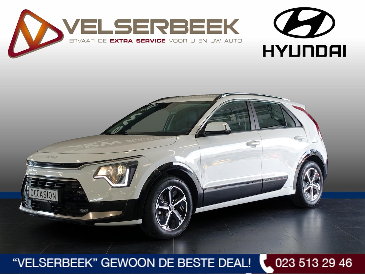 Kia Niro - 1.6 GDi Hybrid DynamicLine*Carplay/ACC/LMV/Camera* - AutoWereld.nl