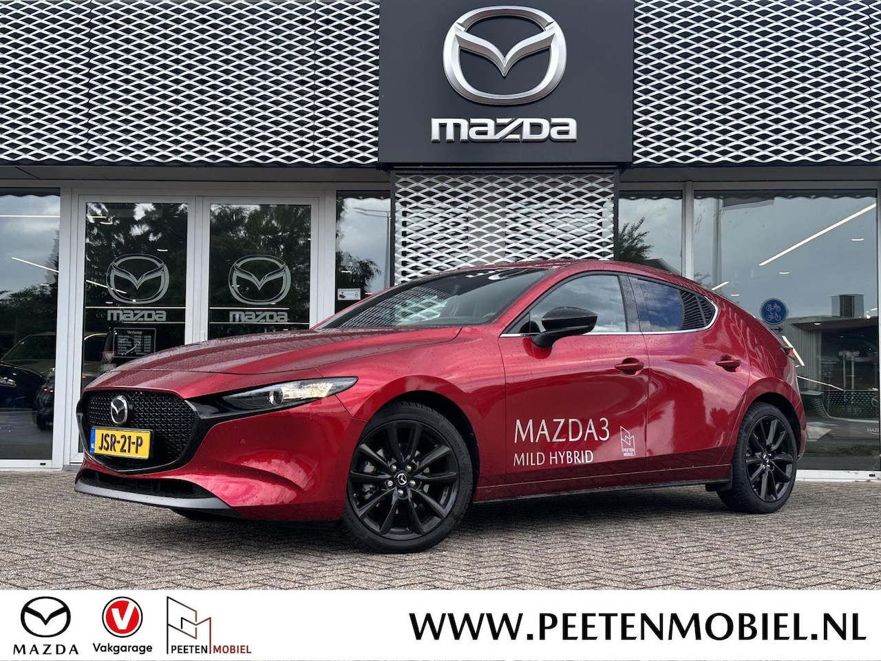 Mazda 3 - 2.5 e-SkyActiv-G M Hybrid 140 Nagisa | Achtruitrij camera | Carplay | BOSE | - AutoWereld.nl