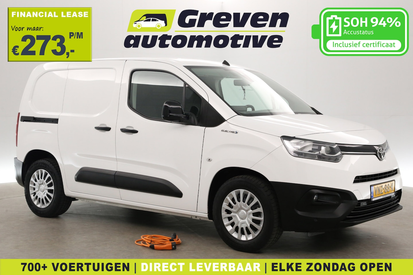 Toyota PROACE CITY Electric - 50 kWh 136PK | Snelladen | SOH 94% | Airco | Cruise | Carplay | Navi | Parkeersens. - AutoWereld.nl