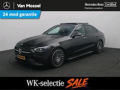 Mercedes-Benz C-klasse - 180 AMG Line Panoramadak / Memory Seats / Keyless / Nightpakket / Sfeerverlichting /