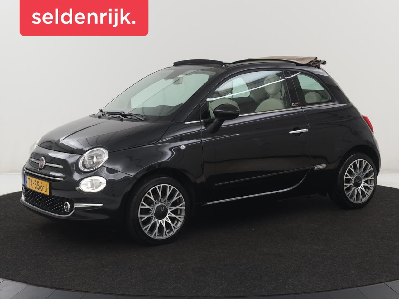 Fiat 500 C - 0.9 TwinAir Turbo Lounge | Navigatie | Cruise control | Airco | Parkeerhulp | Bluetooth | - AutoWereld.nl