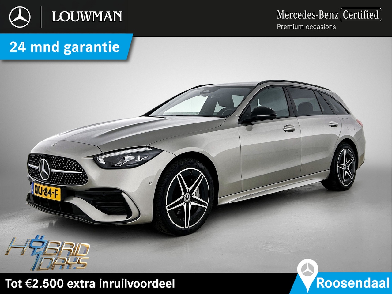 Mercedes-Benz C-klasse Estate - 300 e AMG Nightpakket Plug-In Hybride | Trekhaak | Stoelverwarming | Memory | CarPlay | Pa - AutoWereld.nl