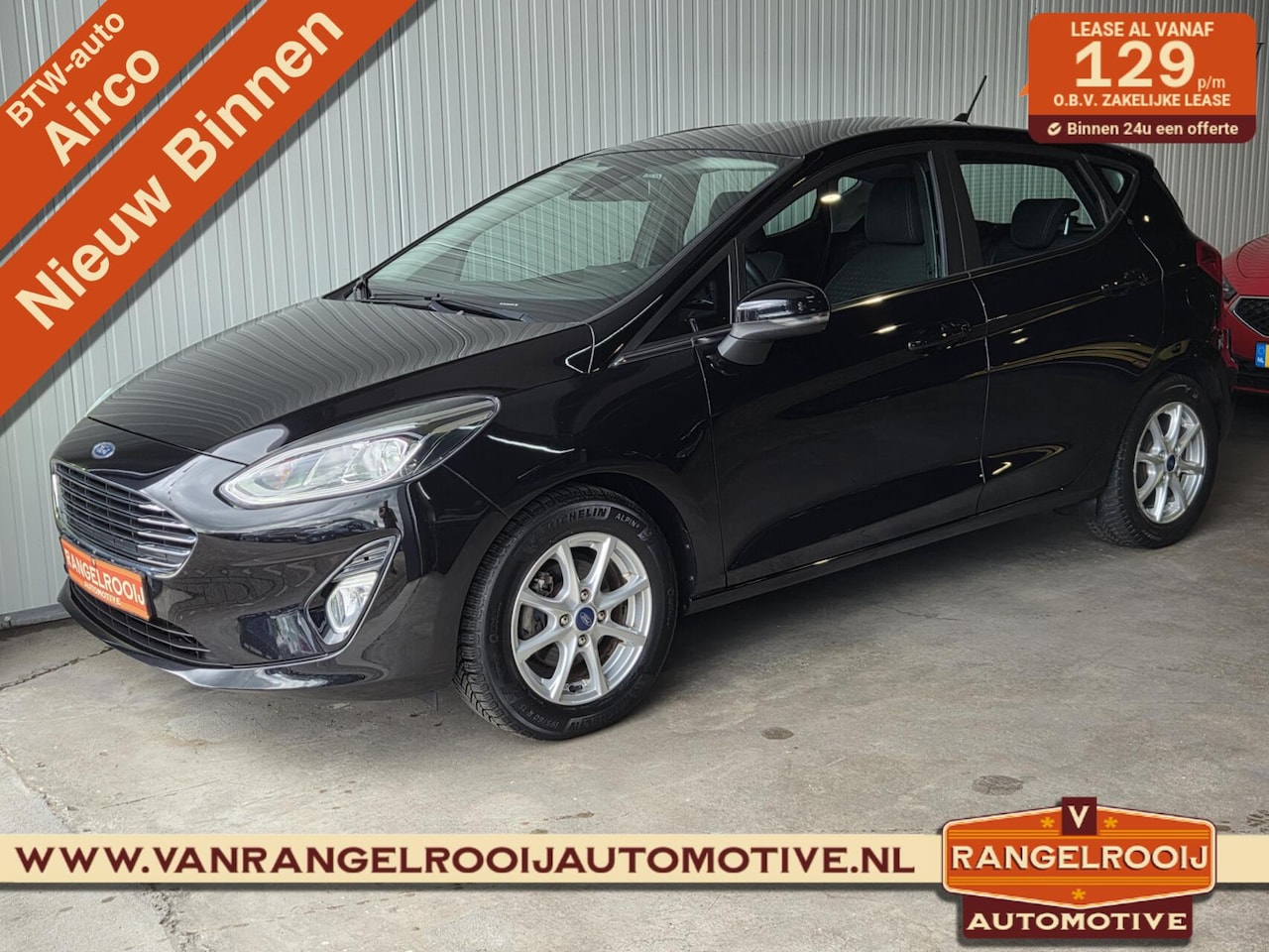 Ford Fiesta - 1.0 EcoBoost Titanium 1.0 EcoBoost Titanium, airco, cruise, LED kopl, 15" lmv - AutoWereld.nl