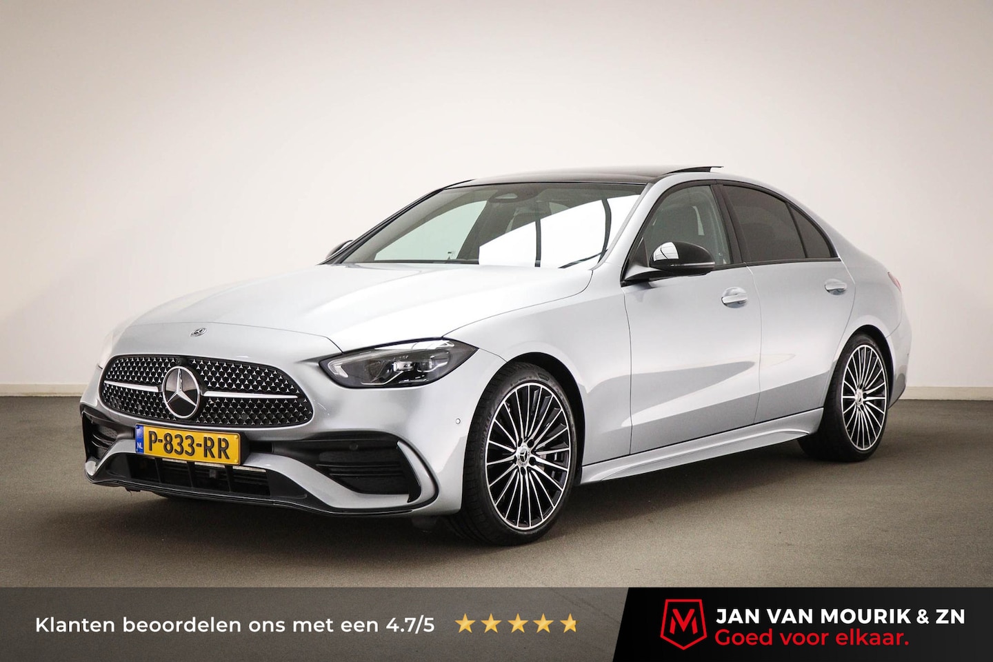 Mercedes-Benz C-klasse - 200 Launch Edition AMG Line | PANORAMADAK | STOELVERWARMING | DAB | CAMERA | TREKHAAK | 19 - AutoWereld.nl
