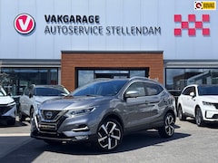 Nissan Qashqai - 1.2 Tekna+|1e eigenaar|360 cam|Trekhaak|Bose|Panodak|Elektr Stoelen|Leder