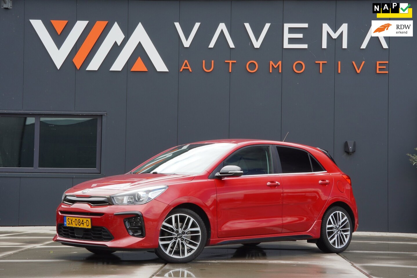 Kia Rio - 1.0 TGDI GT-Line 2018 Carplay Navi Stoelverwarming 5 Deurs Airco Clima Cruise control - AutoWereld.nl