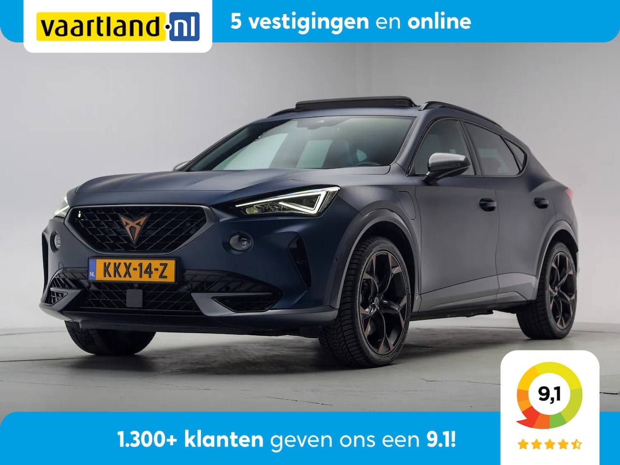 CUPRA Formentor - 1.4 e-Hybrid 245pk VZ Performance Copper [ Panorama Virtual Stuur-&Stoelverwarming ] - AutoWereld.nl
