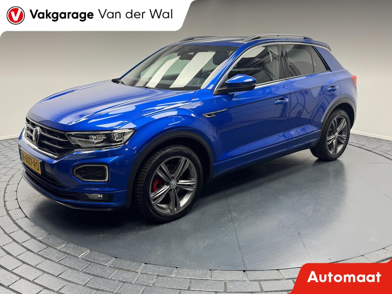 Volkswagen T-Roc - 1.5 TSi 3x R-line Automaat-Afn.Trekhaak-Navigatie-Adapt.Cr.contr-Clima-Carplay-Camera-Stoe - AutoWereld.nl