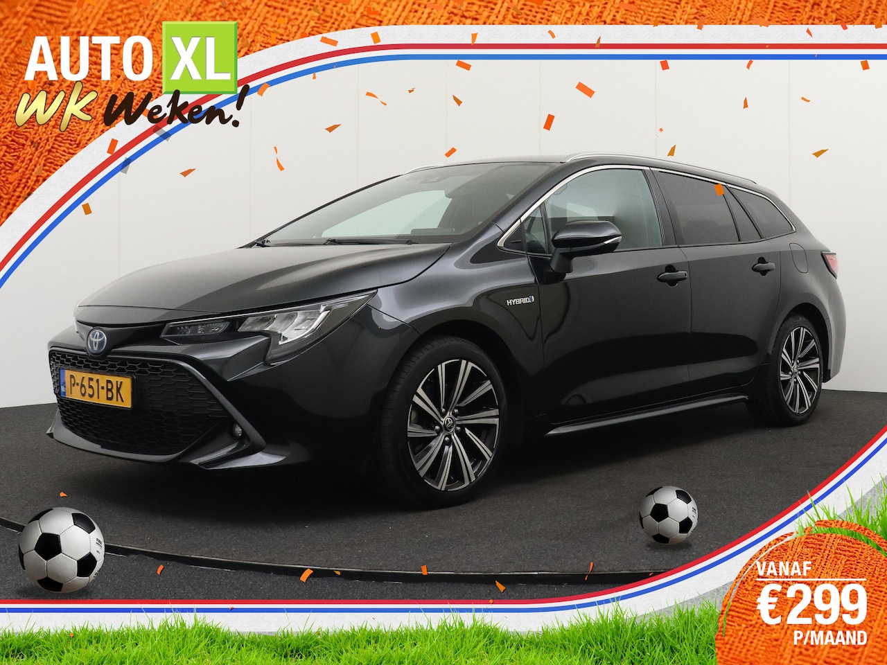 Toyota Corolla Touring Sports - 2.0 Hybrid Business+ Trekhaak H-Leder/Sportstoel - AutoWereld.nl