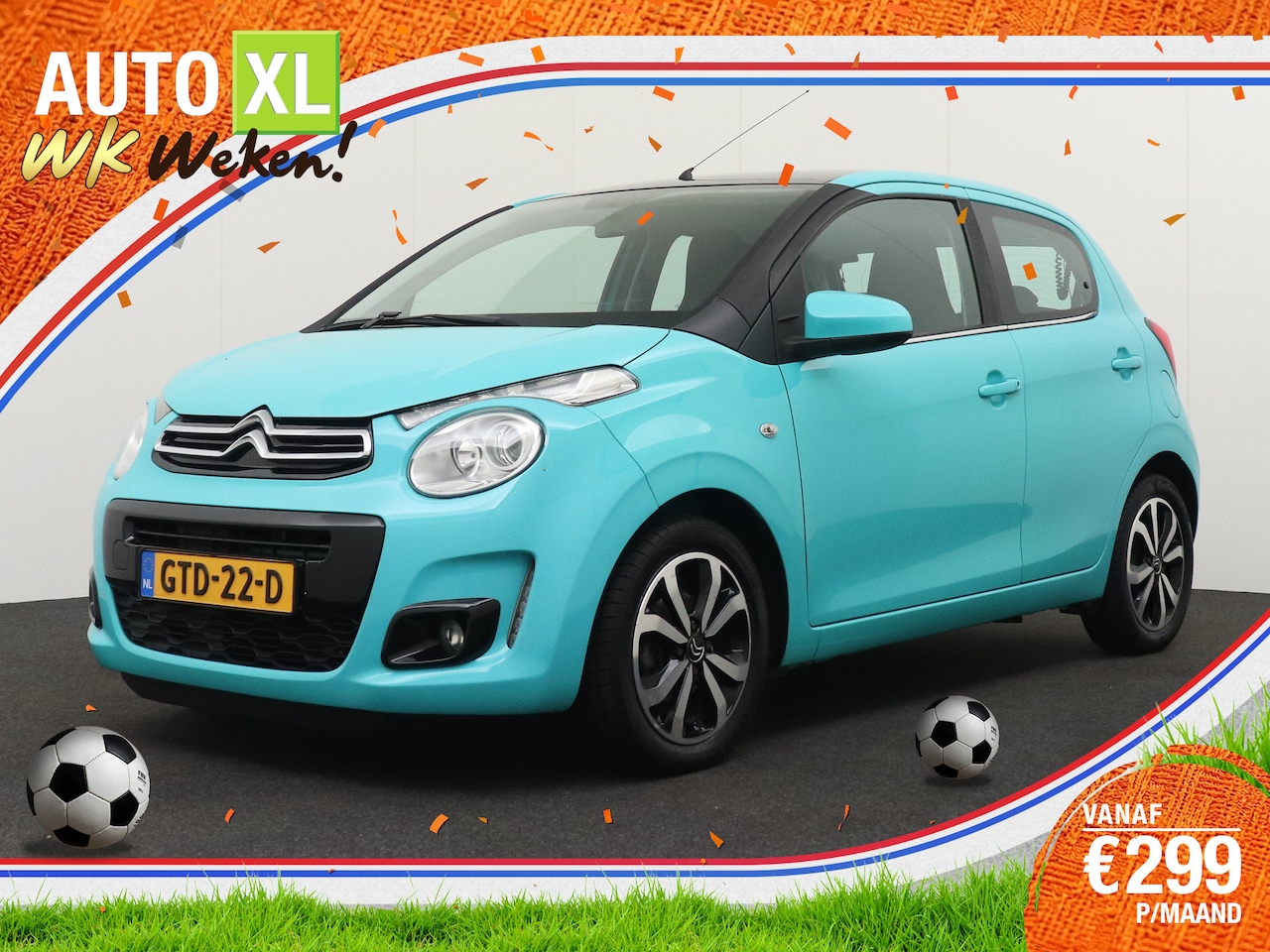 Citroën C1 - 82 PK Shine 5drs Camera Carplay Bluetooth - AutoWereld.nl