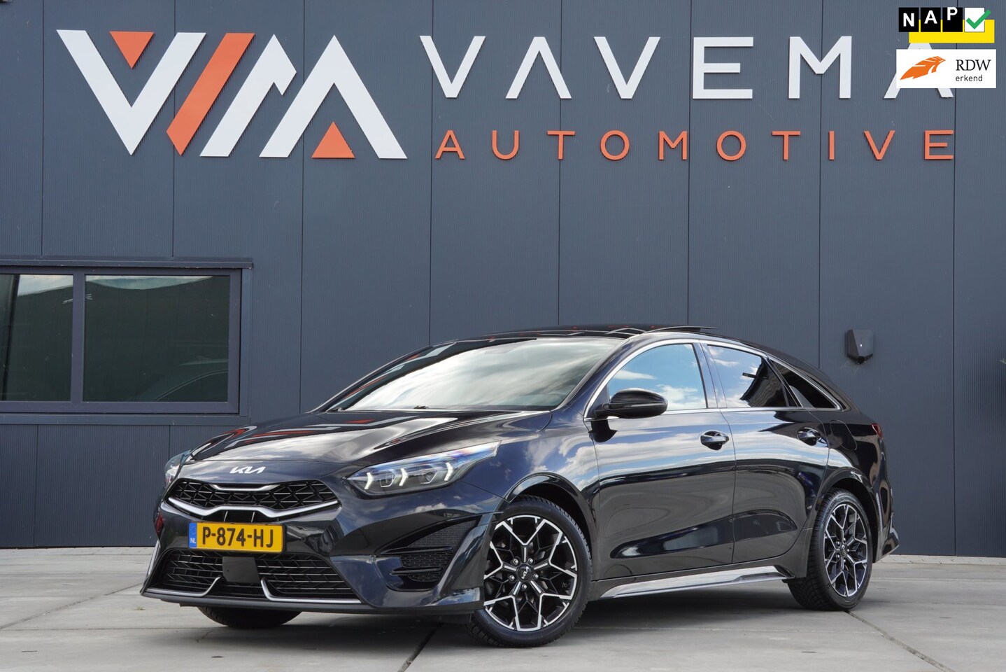 Kia Pro cee'd - 1.0 T-GDi GT-PlusLine 2022 VOL OPTIE! Panoramadak stoel Memory verwarming Navi Carplay vir - AutoWereld.nl