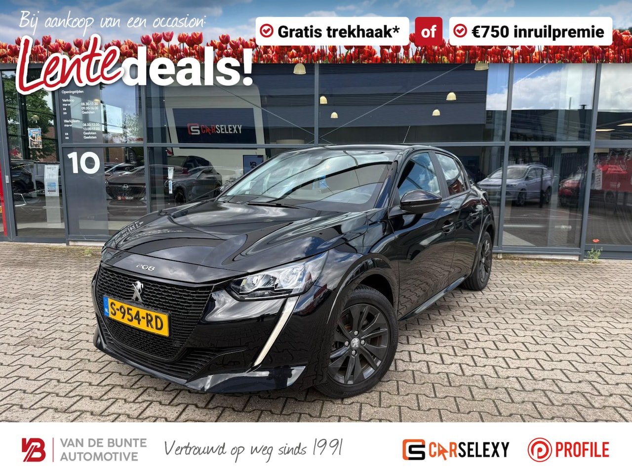 Peugeot e-208 - EV Allure 50 kWh 3-Fase *Navigatie & Clima* - AutoWereld.nl