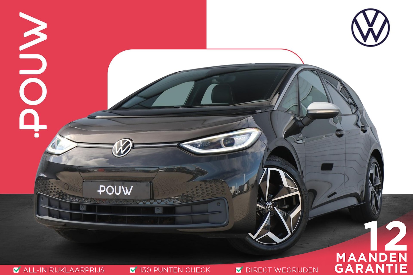 Volkswagen ID.3 - 204pk First Plus 58 kWh | SoH 95% | Achteruitrijcamera | Stoelverwarming | Navigatie | App - AutoWereld.nl