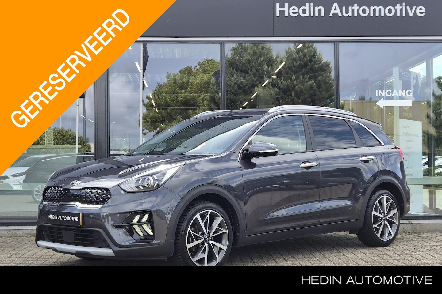 Kia Niro - 1.6 GDi Hybrid DynamicPlusLine | Adapt. Cruise Control | Trekhaak | Navigatie | Camera | S - AutoWereld.nl
