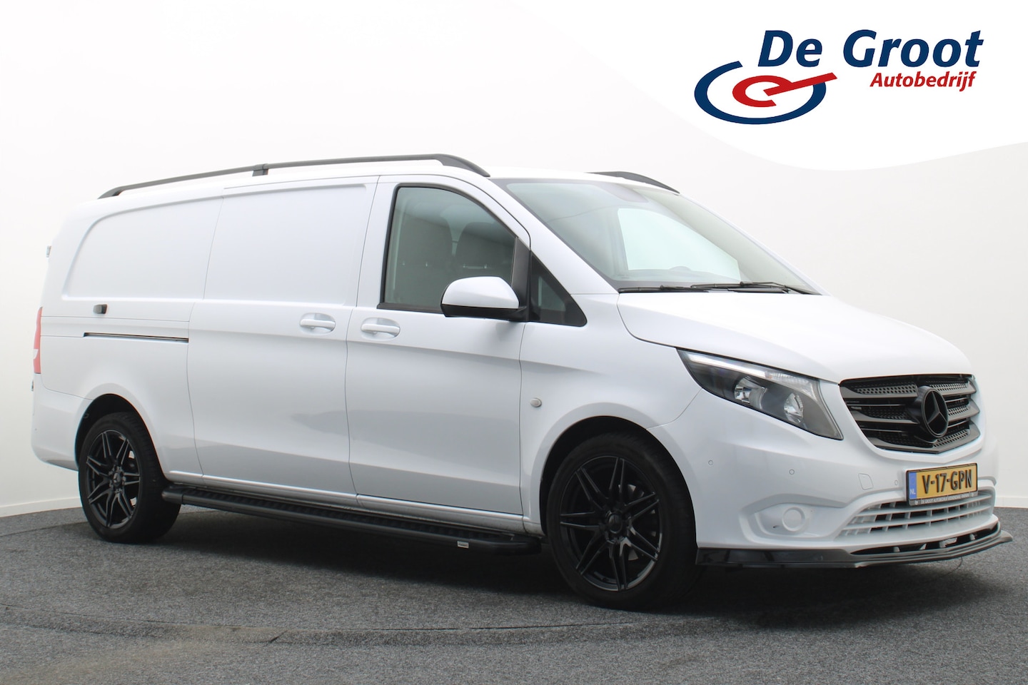 Mercedes-Benz Vito - 116 CDI Extra Lang Automaat 3-Zits, Airco, Navigatie, Camera, Apple CarPlay, Cruise, Achte - AutoWereld.nl