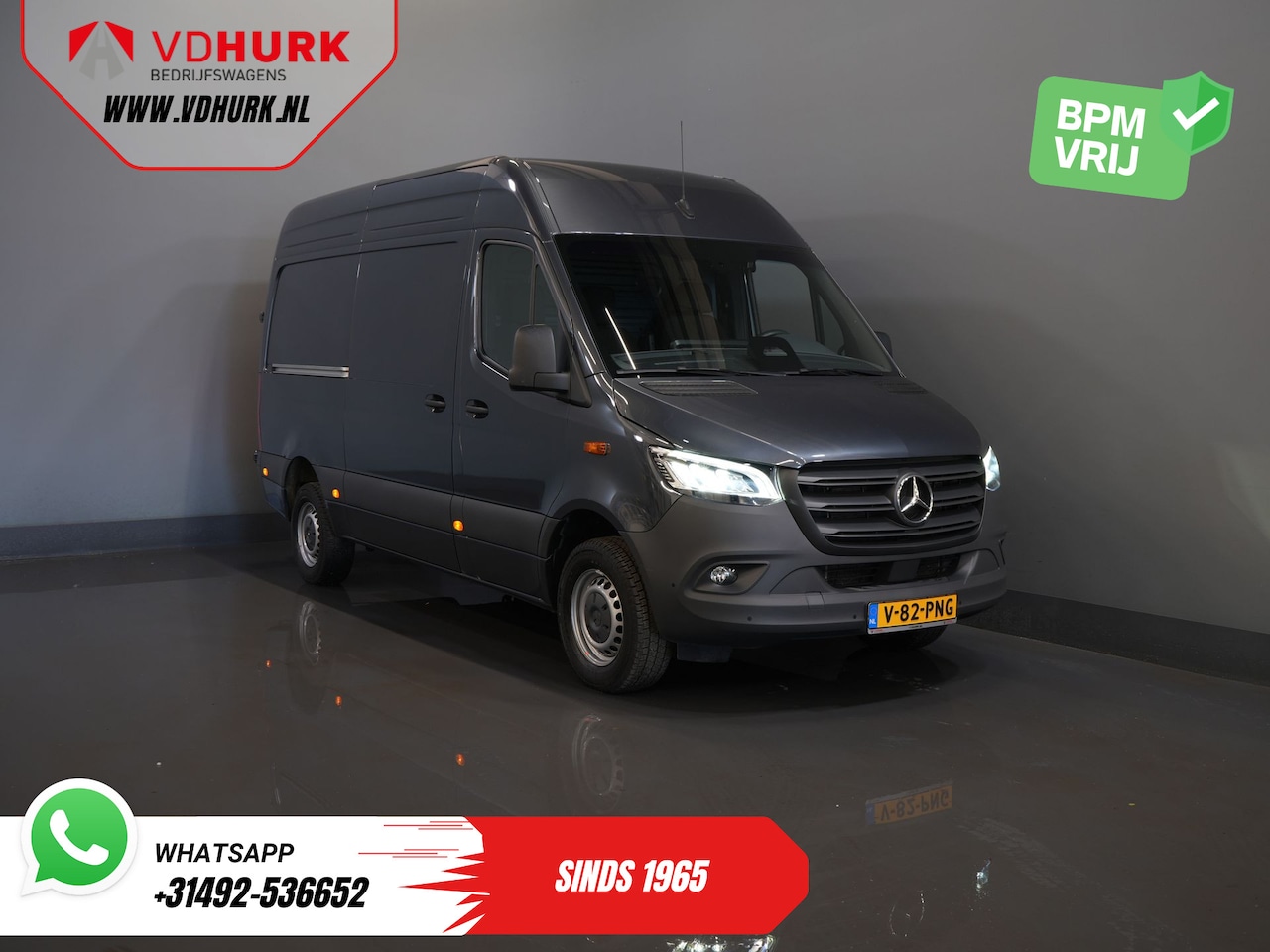 Mercedes-Benz Sprinter - 317 CDI Aut. L2H2 LED/ Stoelverw./ Gev.stoel/ 270Gr.Deuren/ Navi/ Camera/ PDC/ Cruise/ Air - AutoWereld.nl