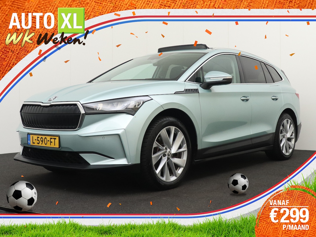 Skoda Enyaq iV - 80 Pano-Dak Elektr. Trekhaak Camera - AutoWereld.nl
