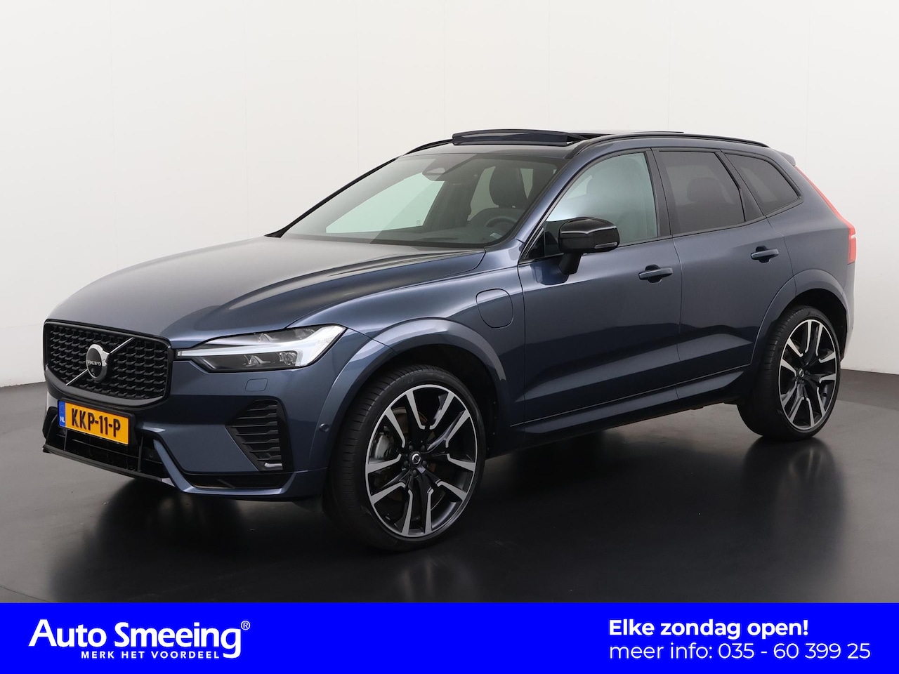 Volvo XC60 - 2.0 T6 Plug-in hybrid AWD Ultimate Dark | Luchtvering | Panoramadak | Zondag Open! - AutoWereld.nl