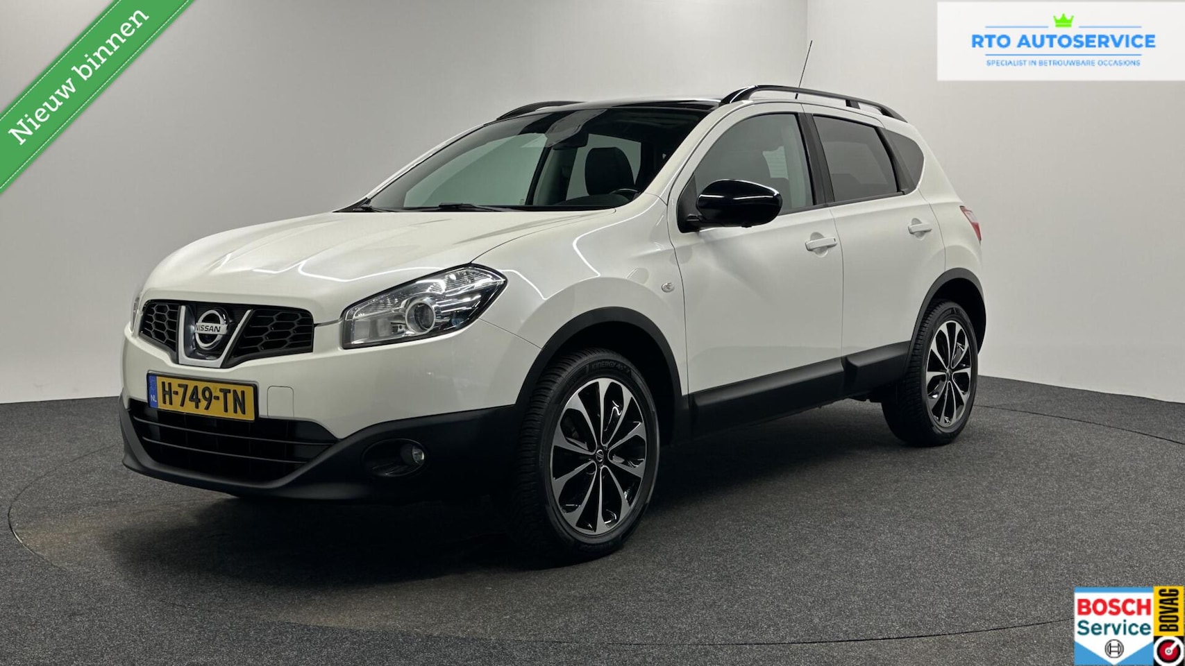 Nissan Qashqai - 1.6 Tech View PANO CAMERA ECC NAVI CRUISE LM. - AutoWereld.nl