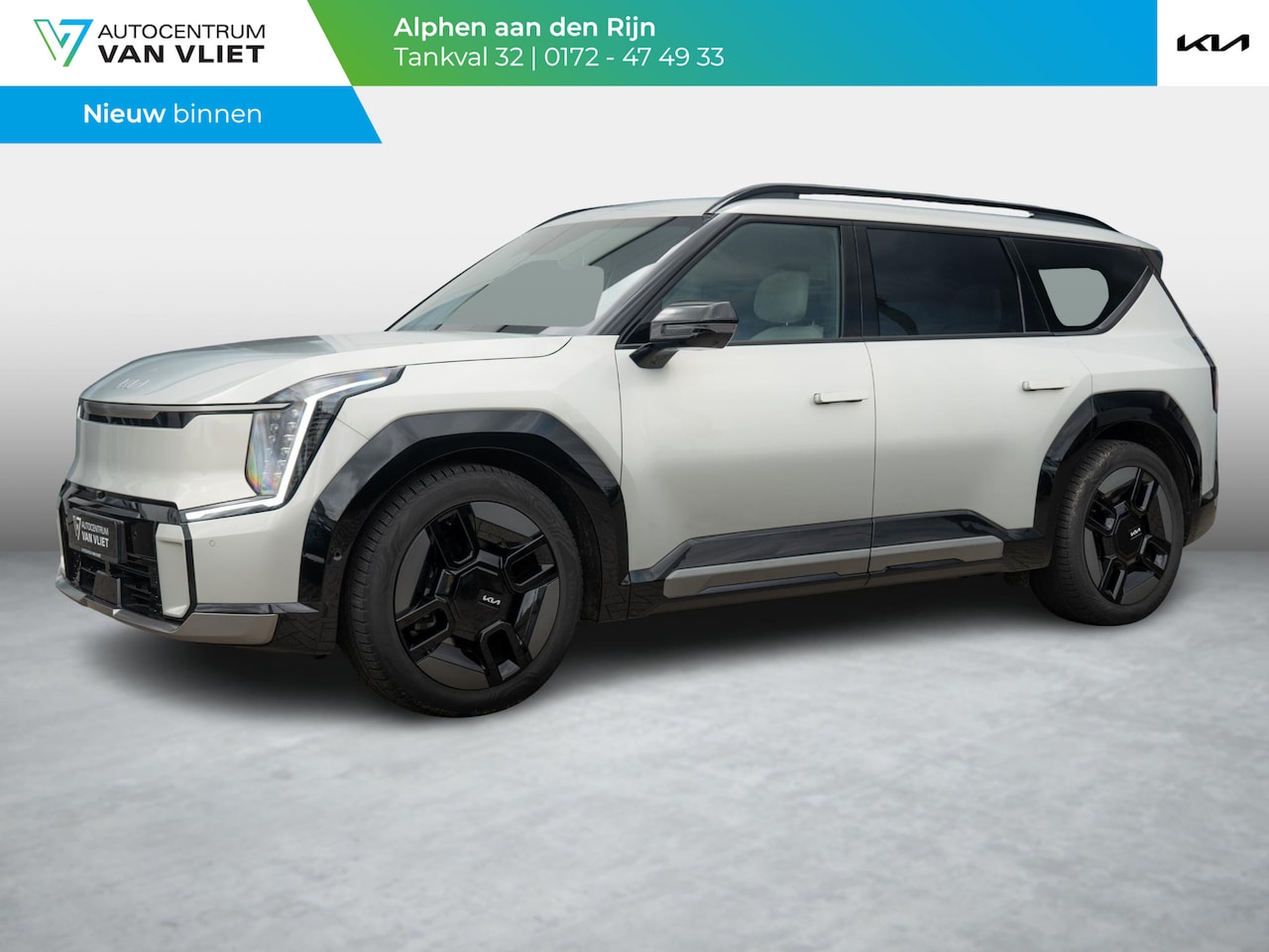 Kia EV9 - GT-Line AWD 99.8 kWh Elektrische trekhaak | All Seasons | 7-Pers. | 21" | Head-Up | Stoel- - AutoWereld.nl