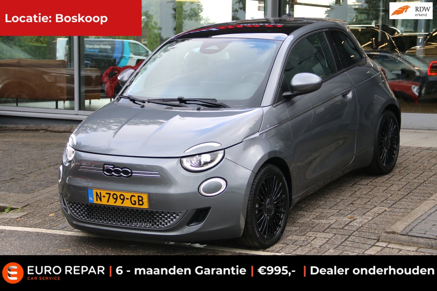 Fiat 500 - Icon 42 kWh PANO Z.G.A.N. - AutoWereld.nl