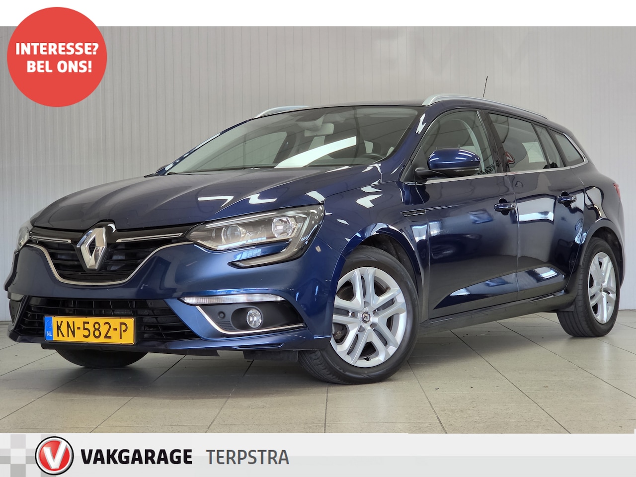 Renault Mégane Estate - 1.2 TCe Zen/ Navi/ Clima/ Cruise/ Elek. pakket/ Isofix/ Bluetooth/ Armsteun/ Multi. LEDER. - AutoWereld.nl