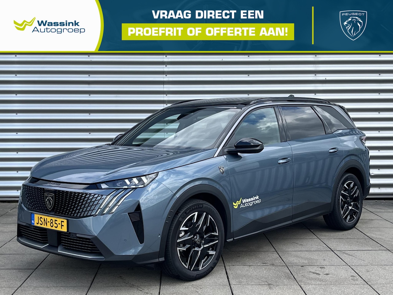 Peugeot 5008 - 1.2 Hybrid 145 GT | 7 Zits | Automaat | Adaptive Cruise Control  360° Camera | Navigatie | - AutoWereld.nl