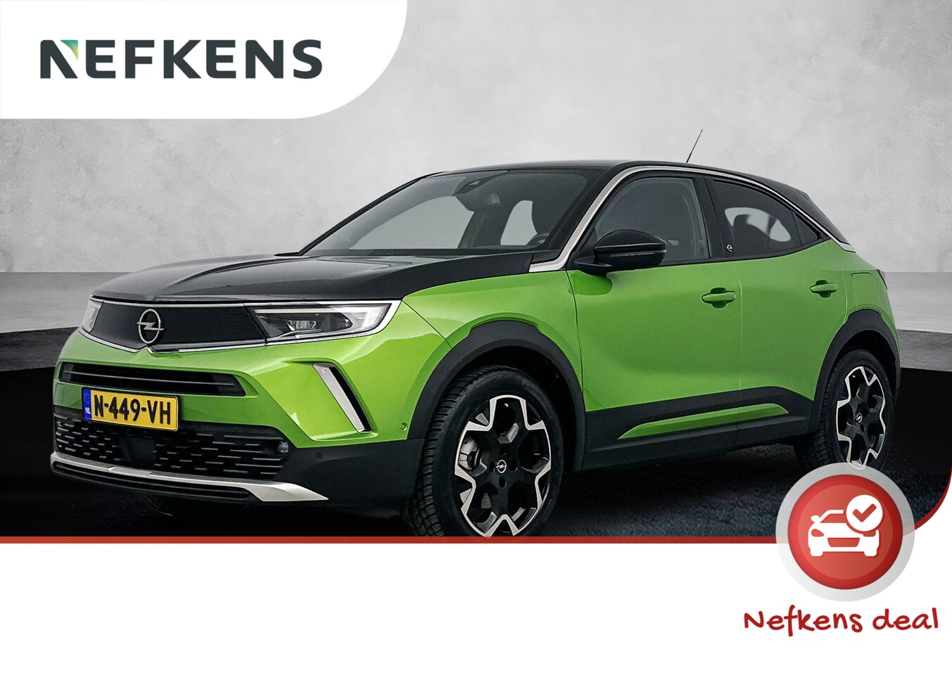 Opel Mokka-e - Ultimate 50-kWh 11kw bl. | ACCU: 92% | Stoelverwarming | Navigatie | Digitale cockpit | Ca - AutoWereld.nl