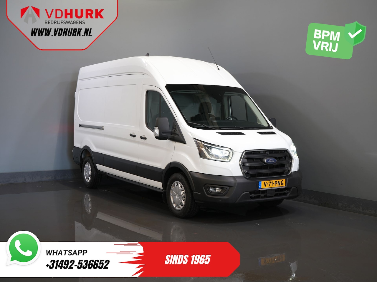 Ford Transit - 350 2.0 TDCI 185 pk Aut. L3H3 Riem V.V/ 2xSchuifdeur/ Bi-Xenon/ Elek.Stoel/ Carplay/ Stoel - AutoWereld.nl
