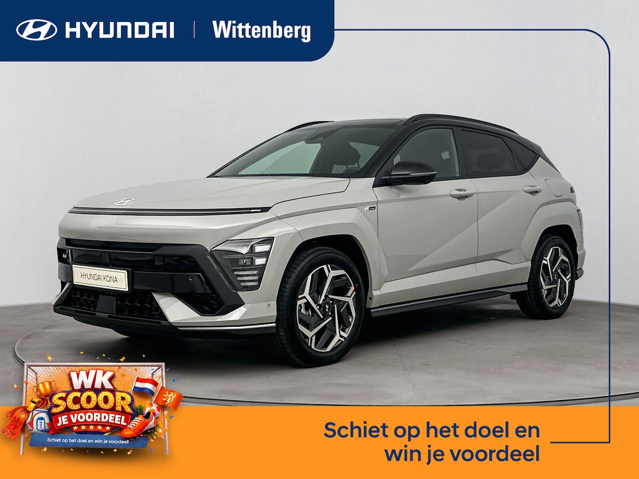Hyundai Kona - 1.6 GDI HEV N LINE SKY | Schuifdak | Op bestelling | Stoel + stuurverwarming | Bluelink ap - AutoWereld.nl
