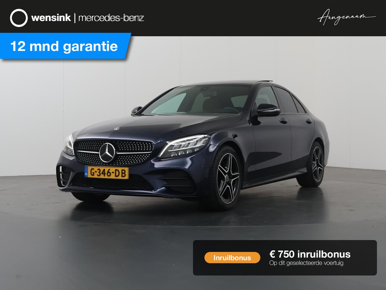 Mercedes-Benz C-klasse - 160 Business Solution AMG | Panoramadak | Night | Multibeam | Stoelverwarming | Lederen be - AutoWereld.nl