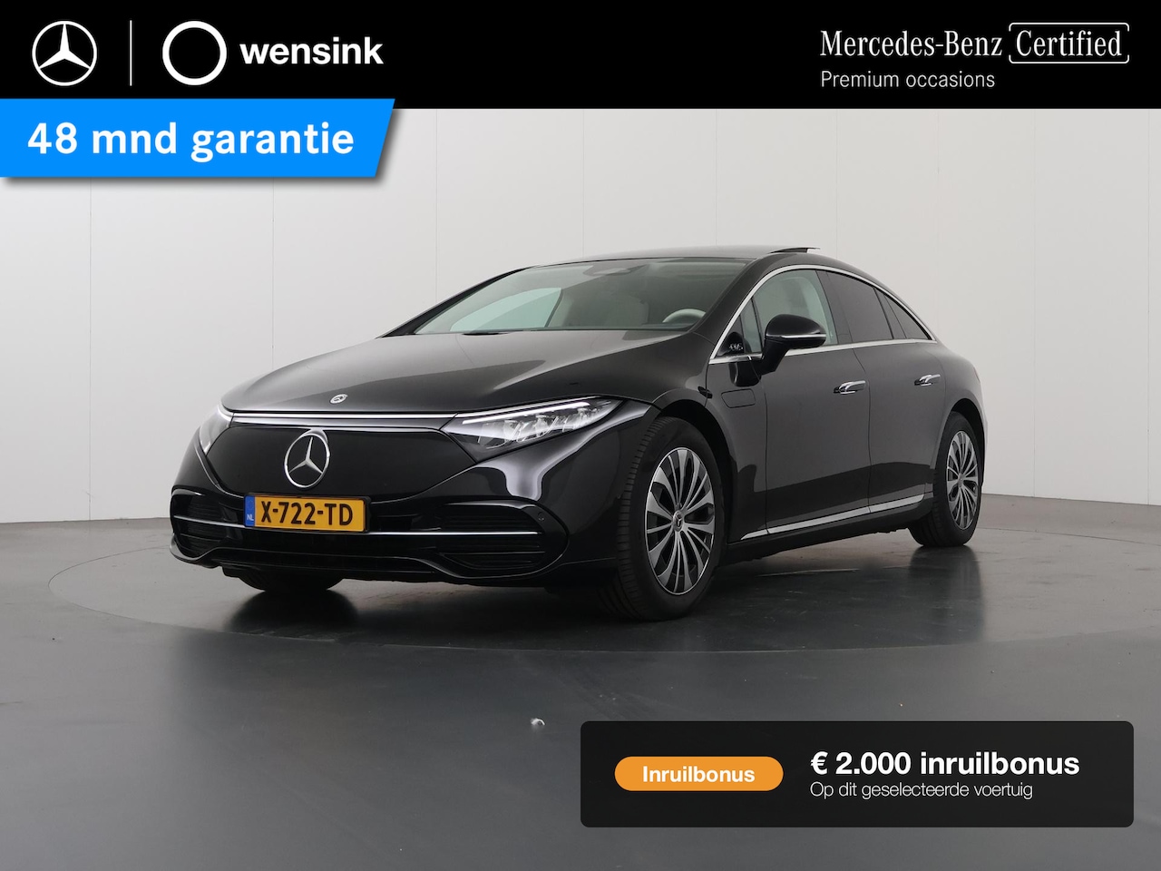 Mercedes-Benz EQS - 450+ Business Line 108 kWh | Panoramadak | Memory | Trekhaak | Luchtvering | Distronic | K - AutoWereld.nl