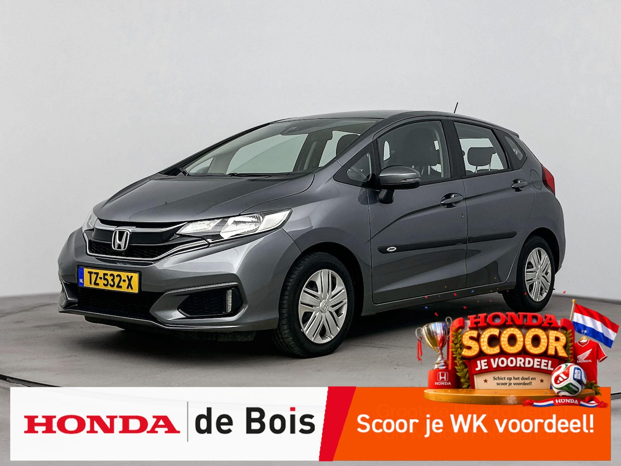 Honda Jazz - 1.3 i-VTEC Trend | Stoelverwarming | Cruise control | Airco | Bluetooth | - AutoWereld.nl