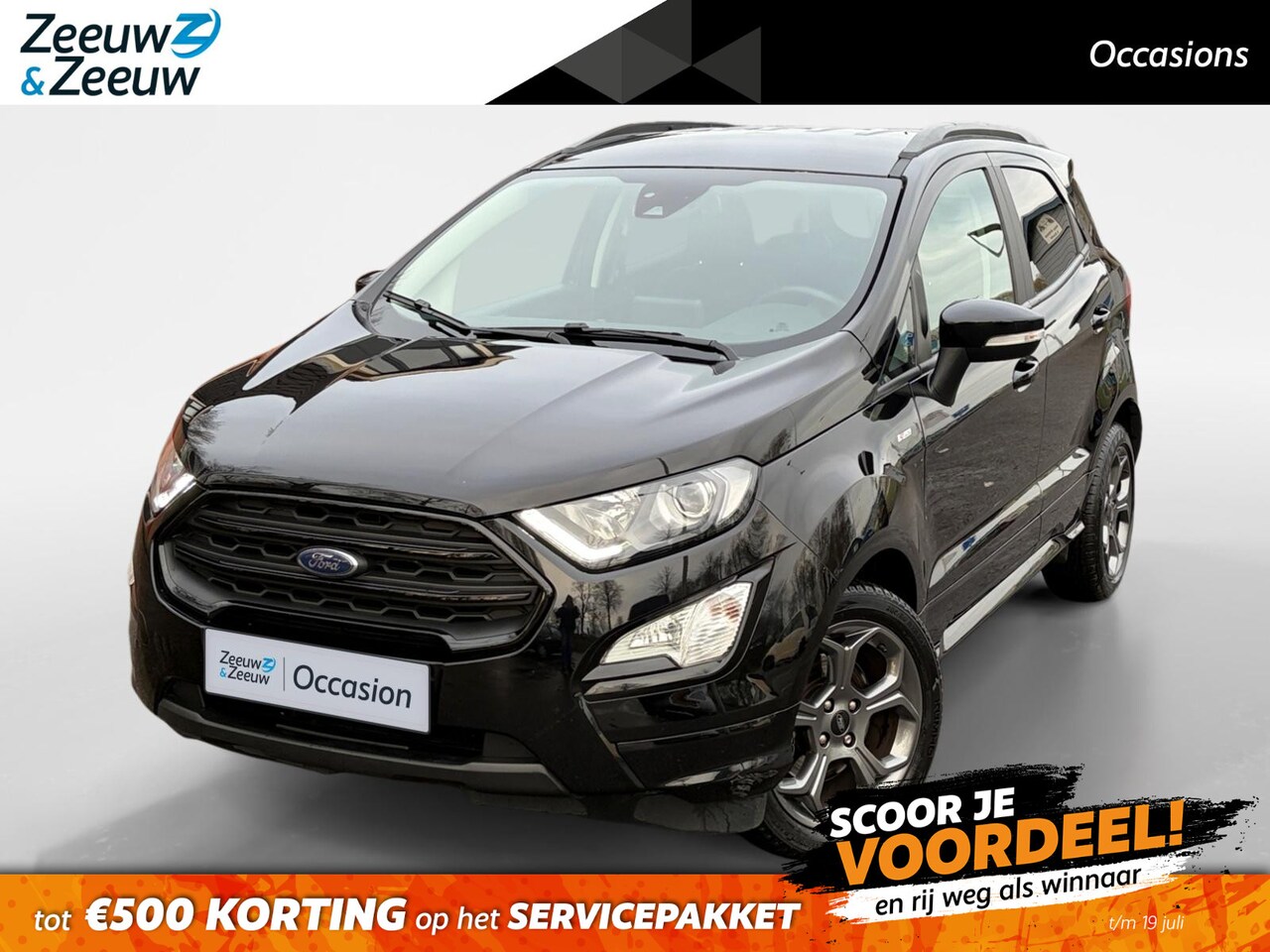 Ford EcoSport - 1.0 EcoBoost ST-Line | Winter Pack | Climate Control | Parkeersensoren | Apple CarPlay / A - AutoWereld.nl