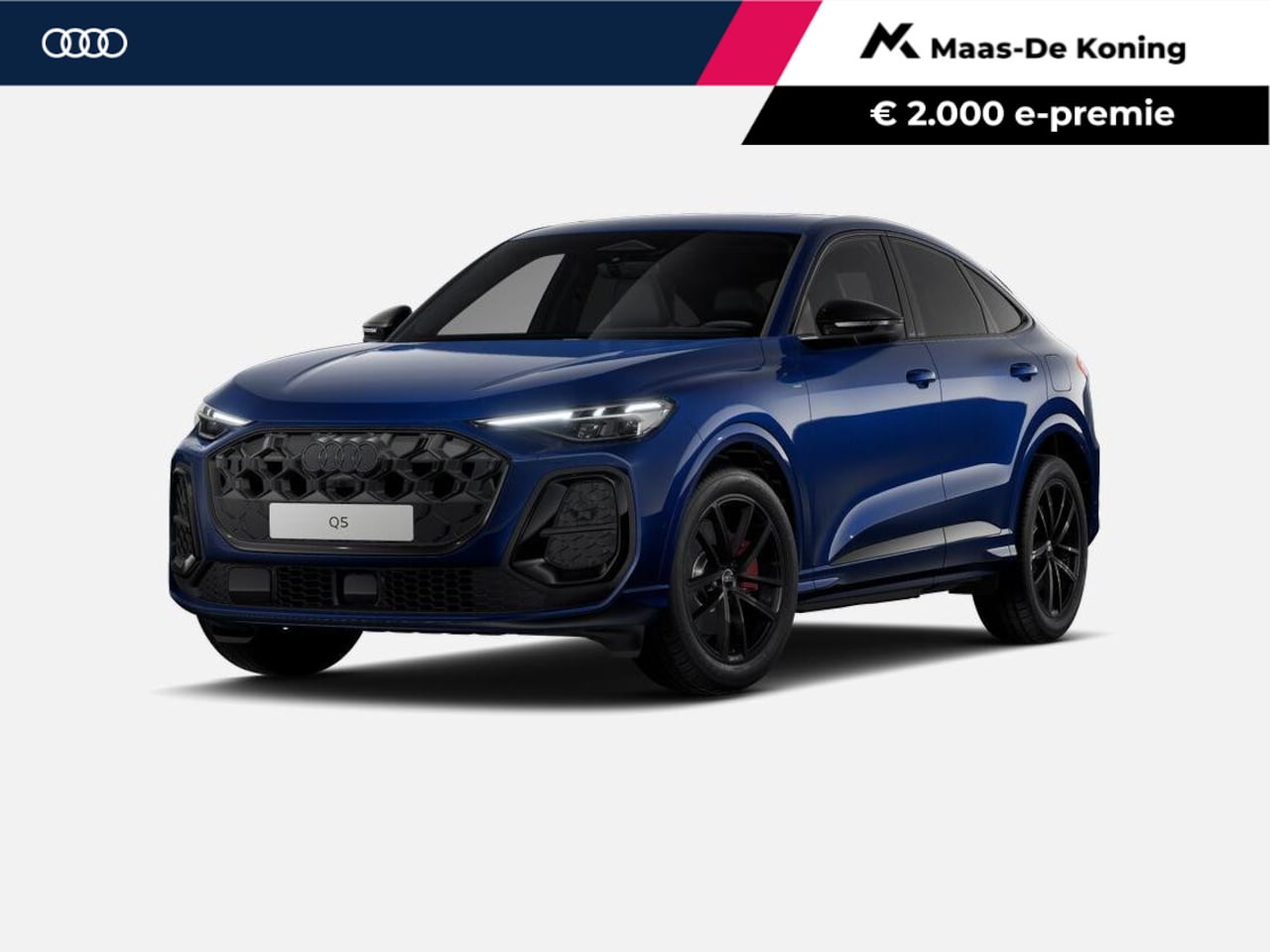 Audi Q5 Sportback - 2.0 TFSI e-hybrid quattro S edition Competition 367 PK · Glazen panoramadak · Head-up disp - AutoWereld.nl