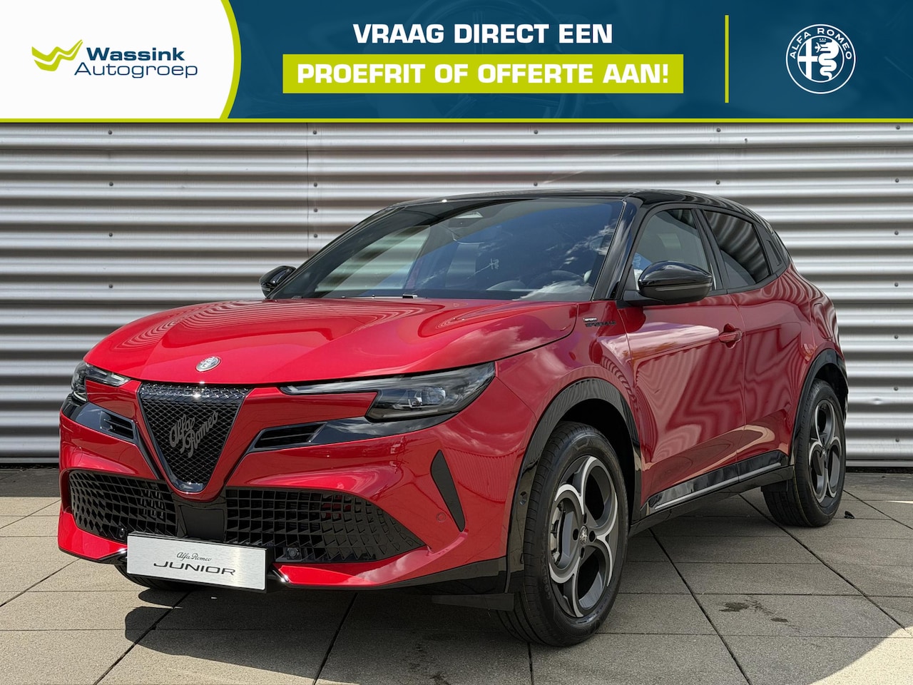 Alfa Romeo Junior - 1.2 Turbo Hybrid Ibrida Sport Speciale | Pano | Elektrische Kofferklep | LED Matrix | - AutoWereld.nl