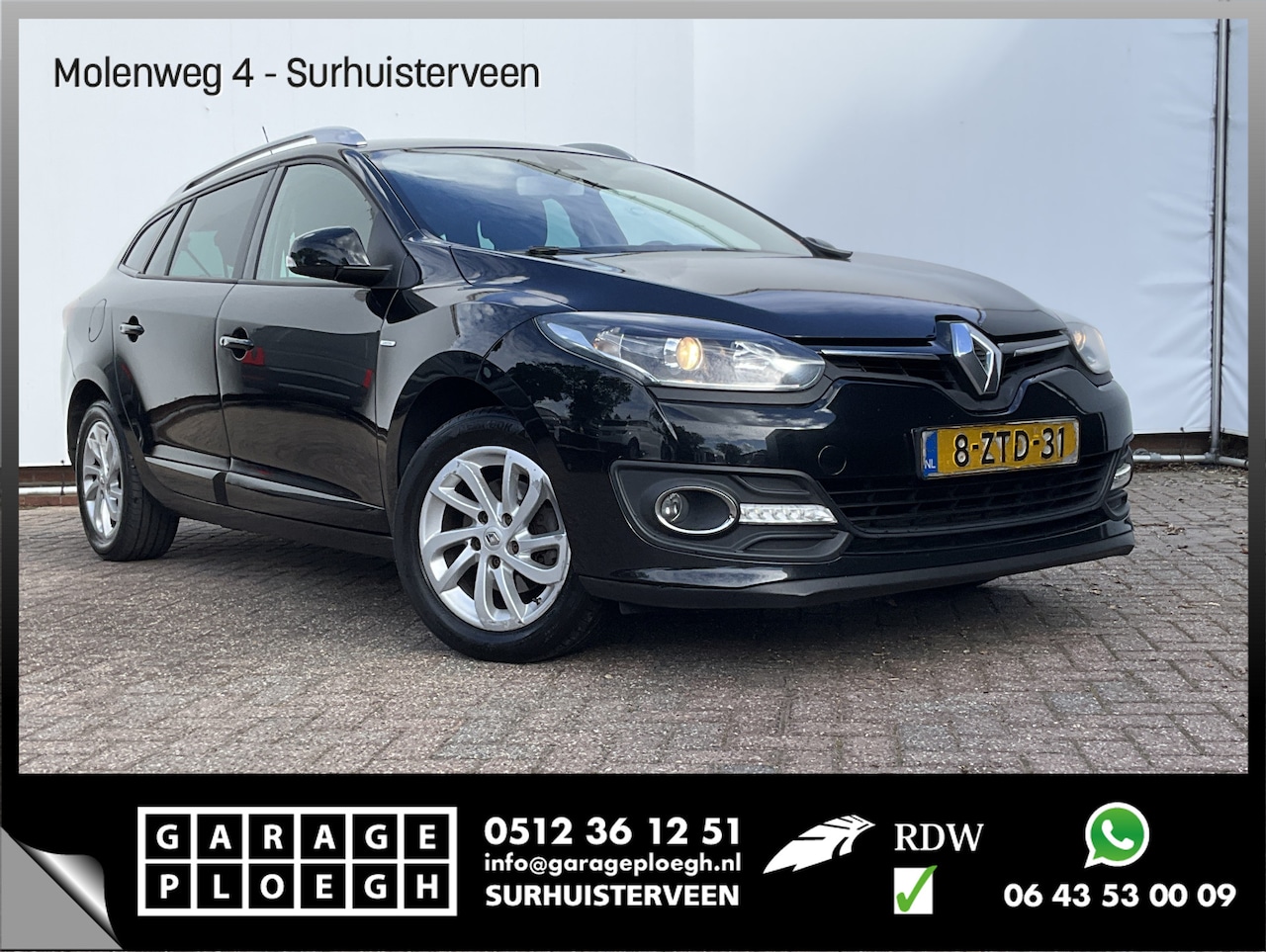 Renault Mégane Estate - 1.5 dCi Limited Trekhaak Nav/Cruise Clima Onderhouden Export?! - AutoWereld.nl