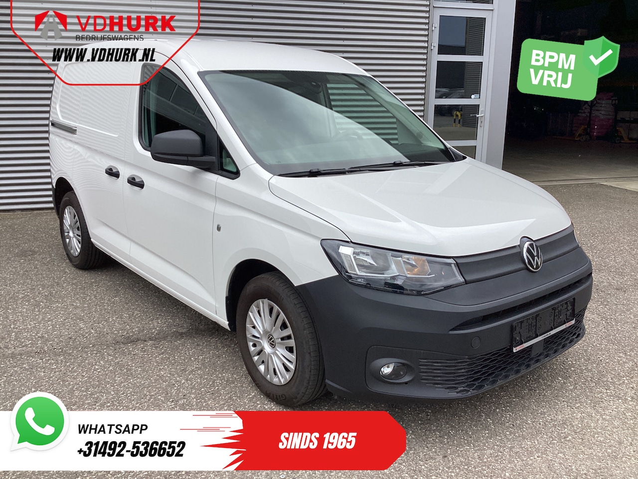 Volkswagen Caddy Cargo - 2.0 TDI 100 pk Omvormer/ Sortimo/ Cruise/ Airco/ DAB - AutoWereld.nl