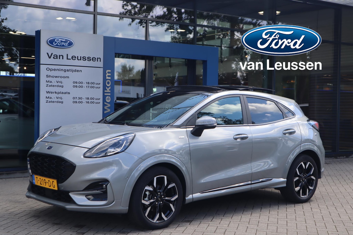 Ford Puma - 125PK HYBRID ST-LINE-X AUTOMAAT AFN-TREKHAAK SCHUIF/KANTELDAK B&O AD-CRUISE WINTERPACK PRI - AutoWereld.nl