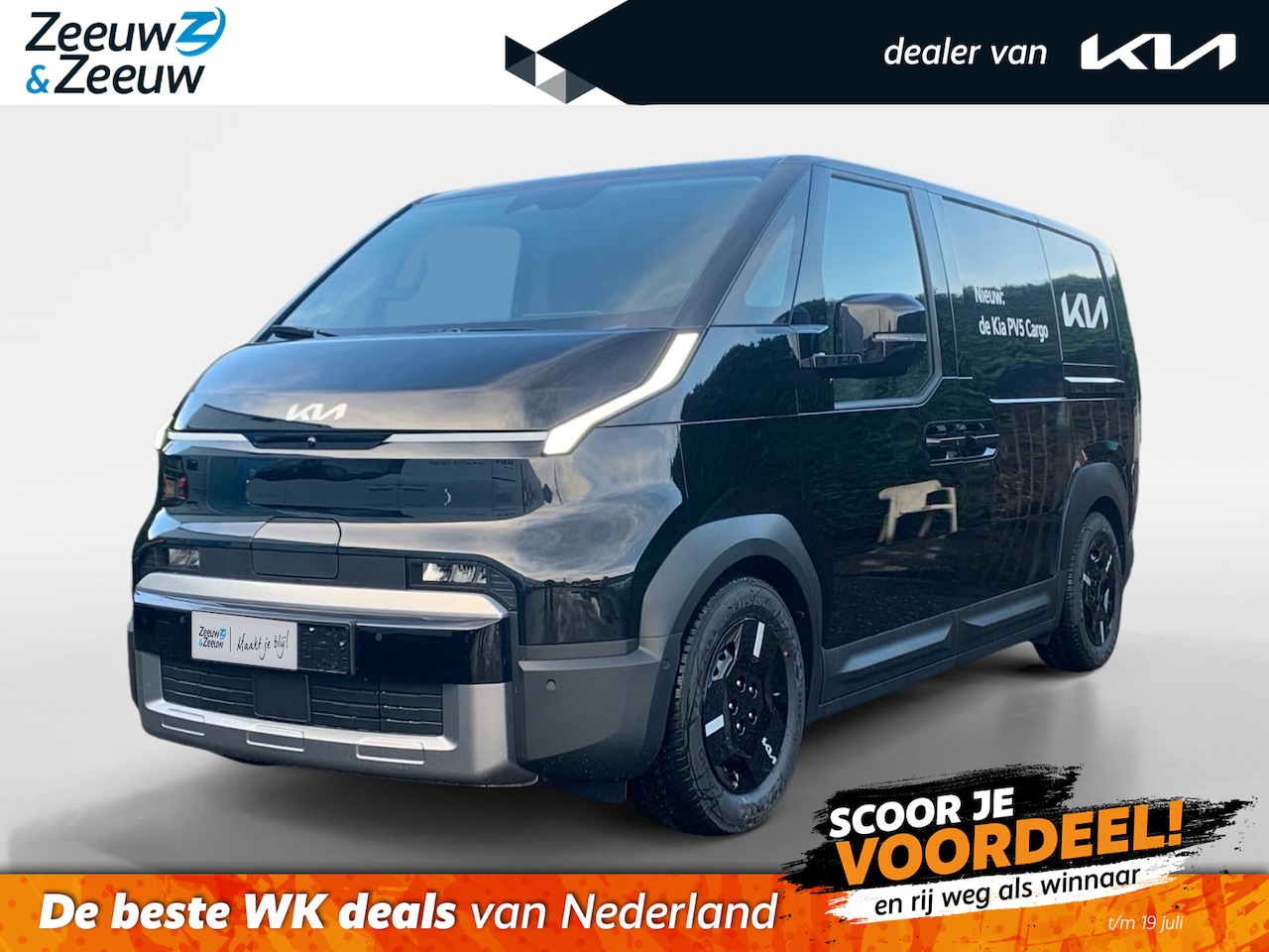 Kia PV5 - Cargo Elite 51.5 kWh | Nieuw te bestellen! | 297 Km bereik |  Laadcapaciteit 4.4 m³ | 360° - AutoWereld.nl
