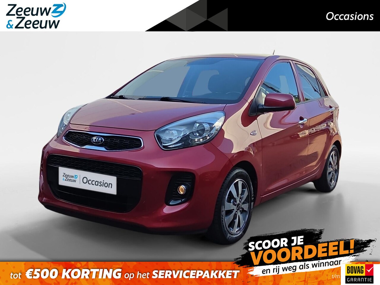 Kia Picanto - 1.0 First Edition Bluetooth | Climate & cruise control | Lichtmetalen velgen | Metallic la - AutoWereld.nl