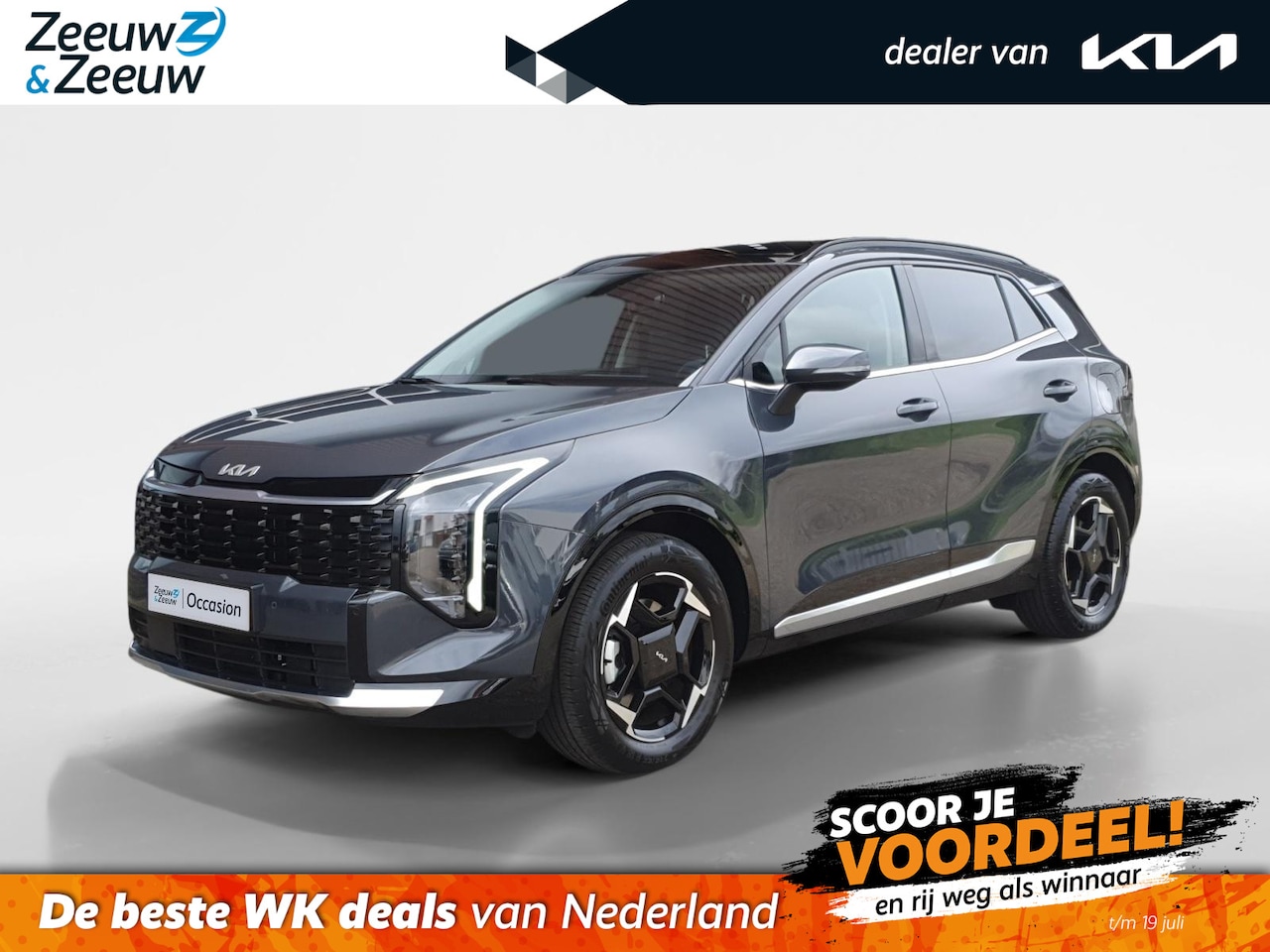 Kia Sportage - 1.6T Hybrid DynamicPlusLine | Trekhaak | Panorama schuifdak | Stoel en stuurverwarming | N - AutoWereld.nl