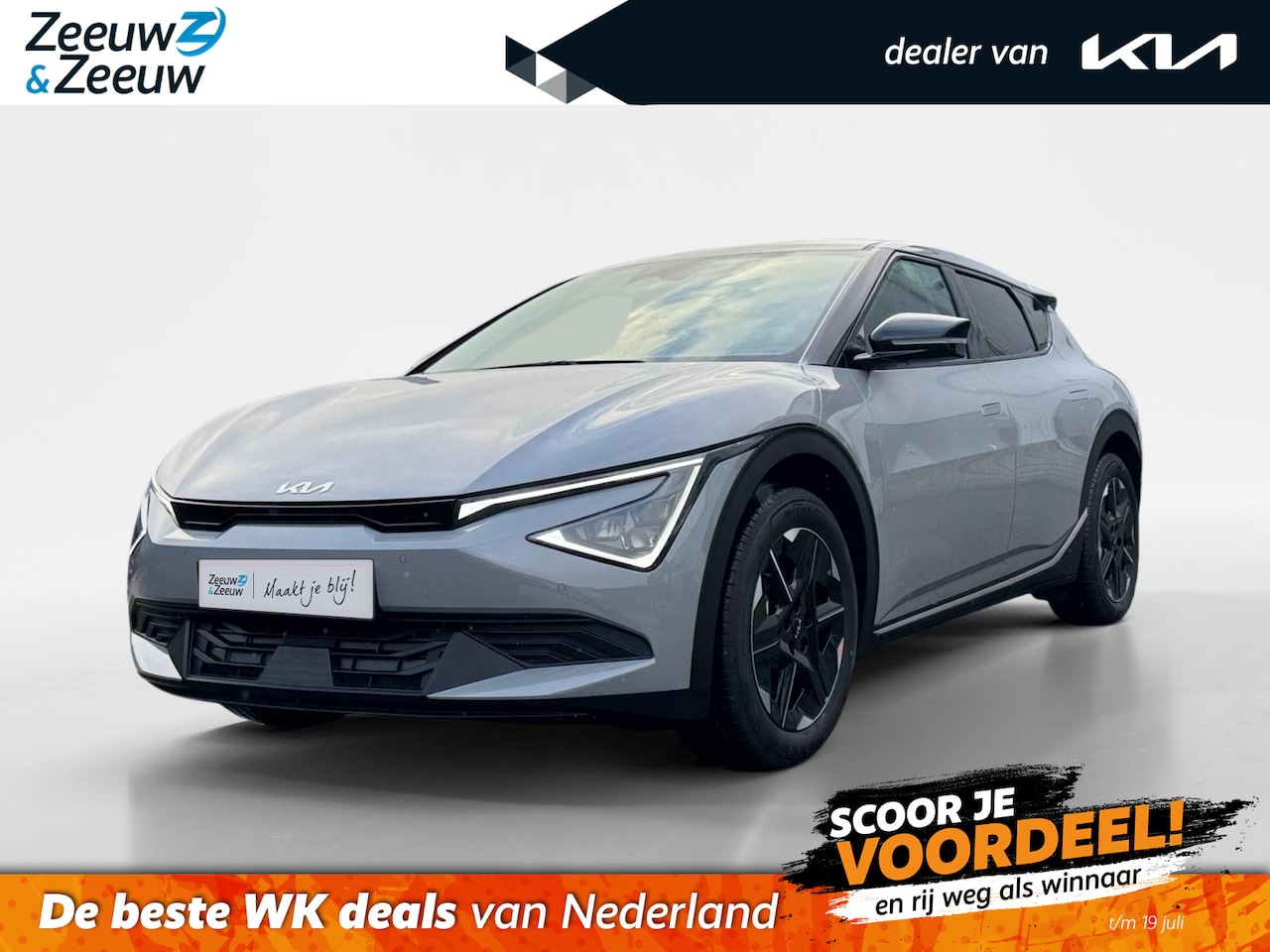 Kia EV6 - Light Edition 63 kWh | Enkele kleuren op voorraad bel voor info | € 4000,- Inruilpremie | - AutoWereld.nl