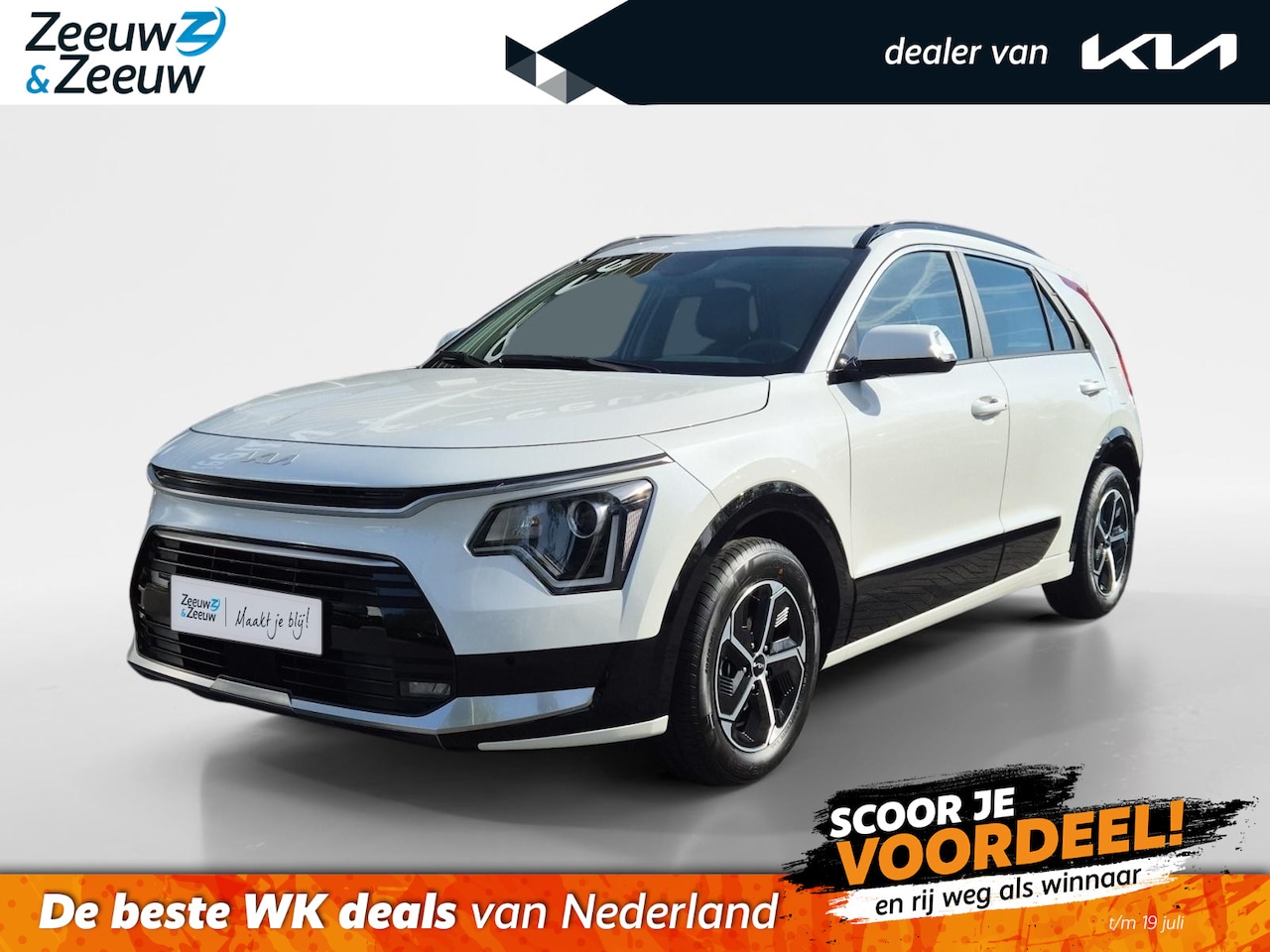 Kia Niro - 1.6 GDi Hybrid DynamicLine | Enkele kleuren op voorraad bel voor info | NU MET €3.000 inru - AutoWereld.nl