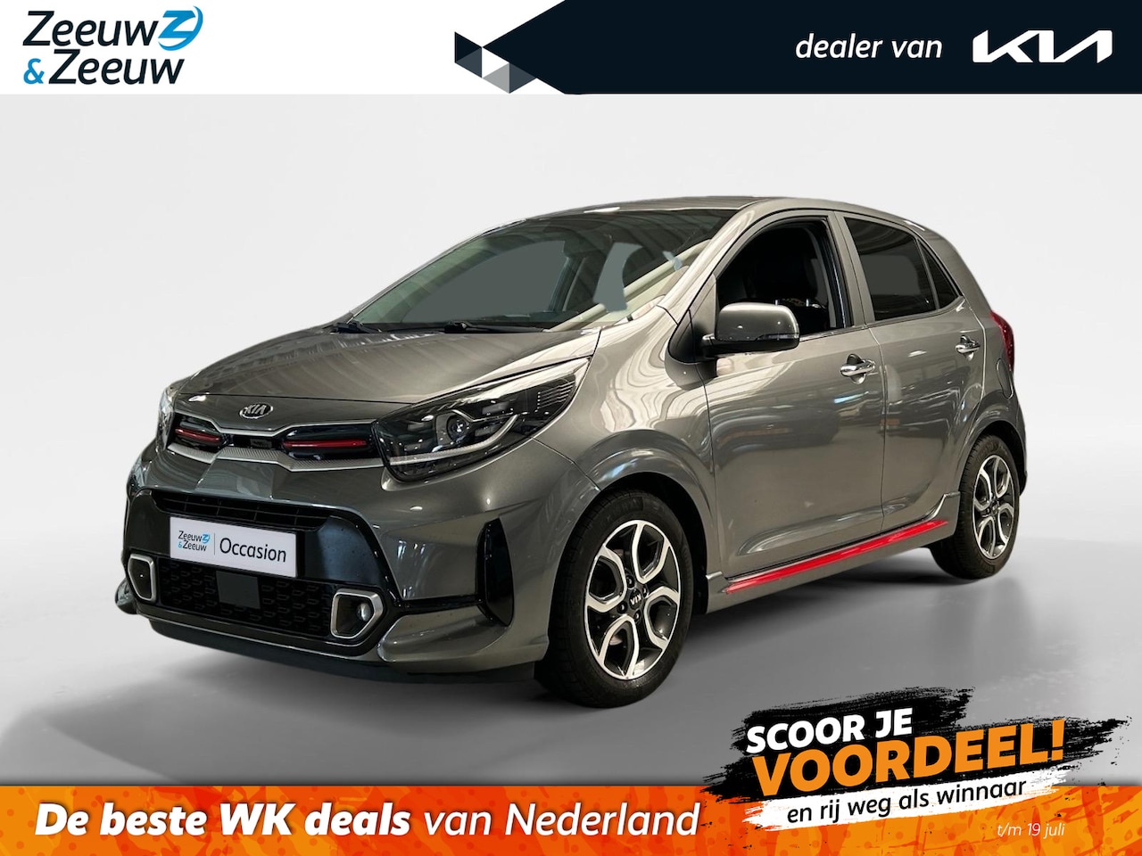 Kia Picanto - 1.0 DPi GT-Line | Apple Carplay / Android Auto | Navigatiesysteem | Parkeersensoren + Came - AutoWereld.nl